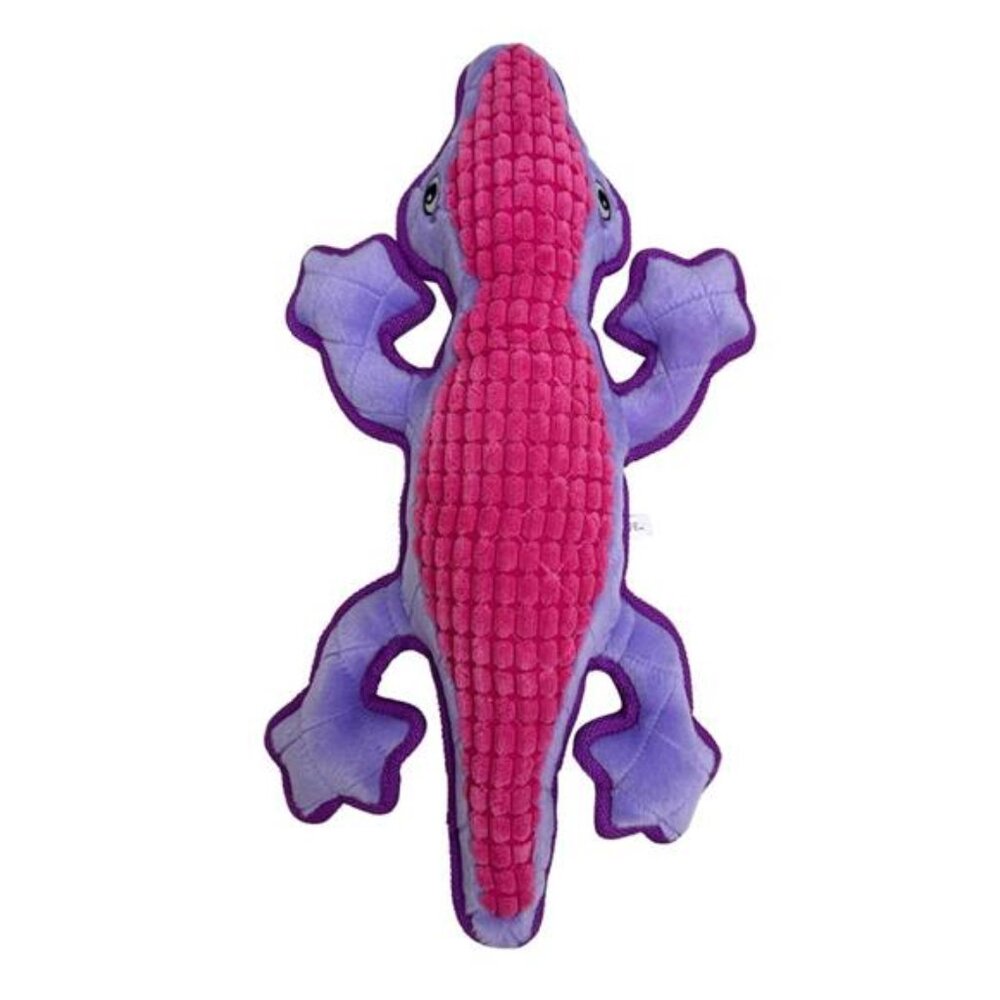Squeaky & Plush Tough Buddy Lizard Dog Toy, Chew Level 4 - Picture 2 of 7